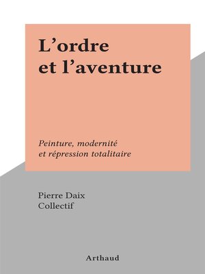 cover image of L'ordre et l'aventure